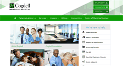 Desktop Screenshot of cogdellhospital.com